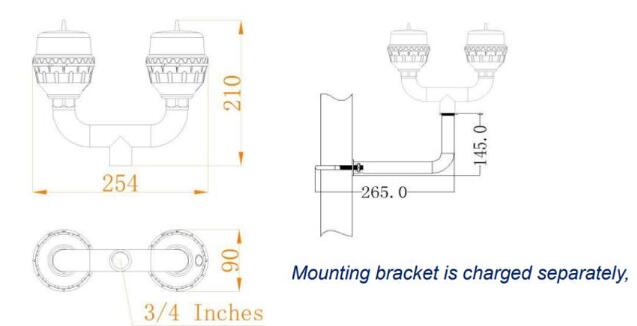 double obstruction light