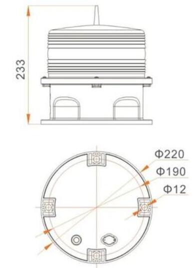 Heliport beacon light for helipad lighting AO-HP-B1
