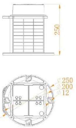 Solar powered LED marine lantern