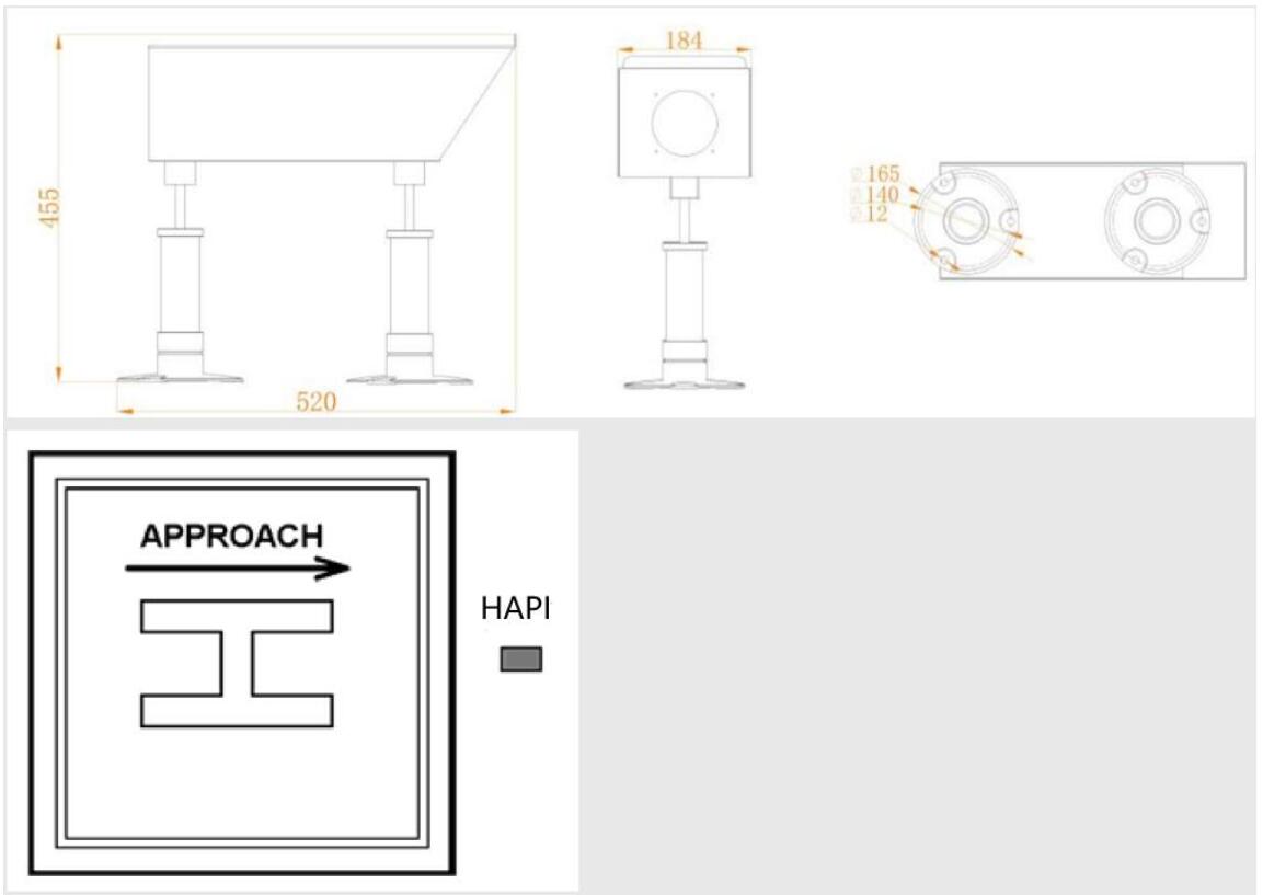 HAPI system for heliport lighting
