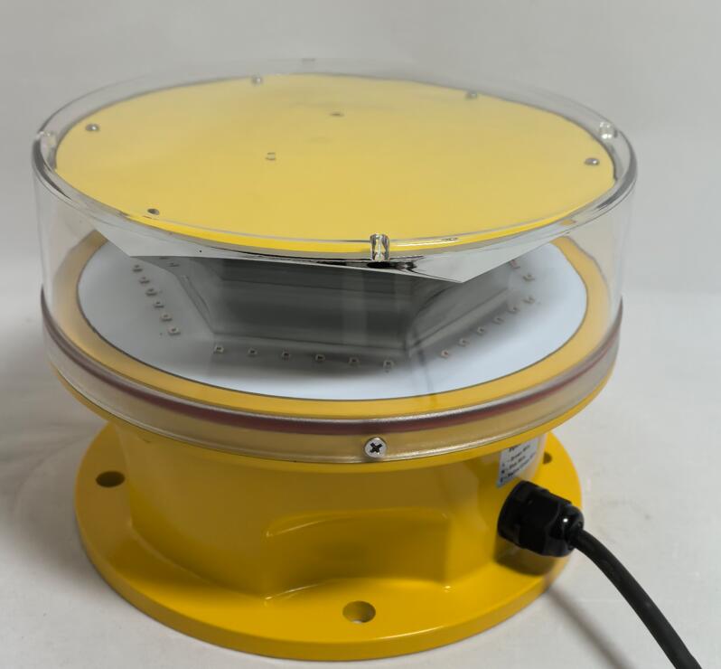 flashing red light air traffic control tower